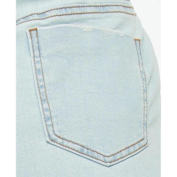 Vanilla Star Distressed Super Hi-Rise Tapered Mom Style Denim Jeans Size Large - Picture 4 of 7
